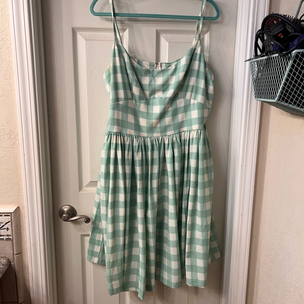 NWT Pinup Girl 2X Teal Jennie (flaws listed)